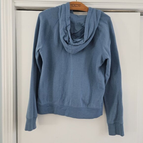 Junior Girls Aeropostale Full Zip-Up Eighty Seven Blue Large Hooded Sweatshirt - Picture 3 of 8